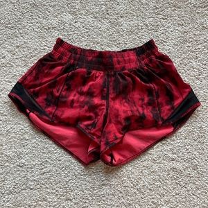 Lululemon Hotty Hot Tie Dye Shorts